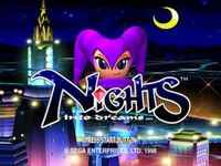 une photo d'Ã©cran de Nights Into Dreams sur Sega Saturn